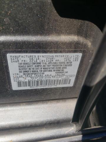 Photo 10 from auction – 2019 NISSAN SENTRA SR with VIN 3N1CB7AP2KY212146
