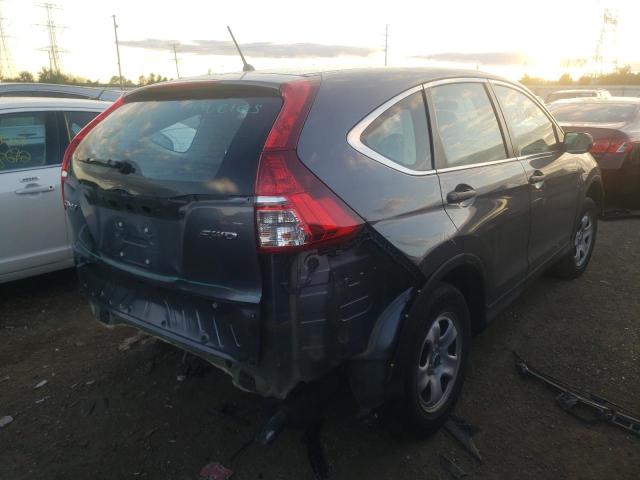 Photo 4 from auction – 2016 HONDA CR-V LX with VIN 5J6RM4H37GL079249