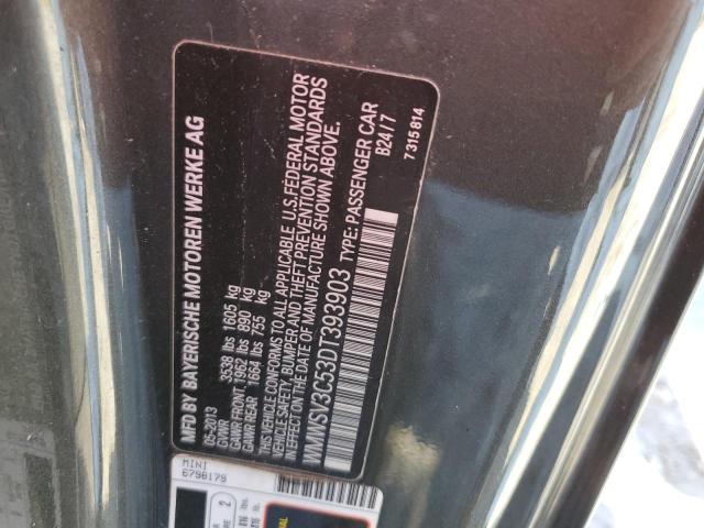 Photo 10 from auction – 2013 MINI COOPER S with VIN WMWSV3C53DT393903