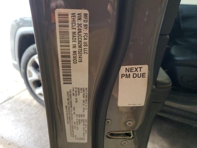 Photo 10 from auction – 2021 JEEP COMPASS LI with VIN 3C4NJCCB2MT531419