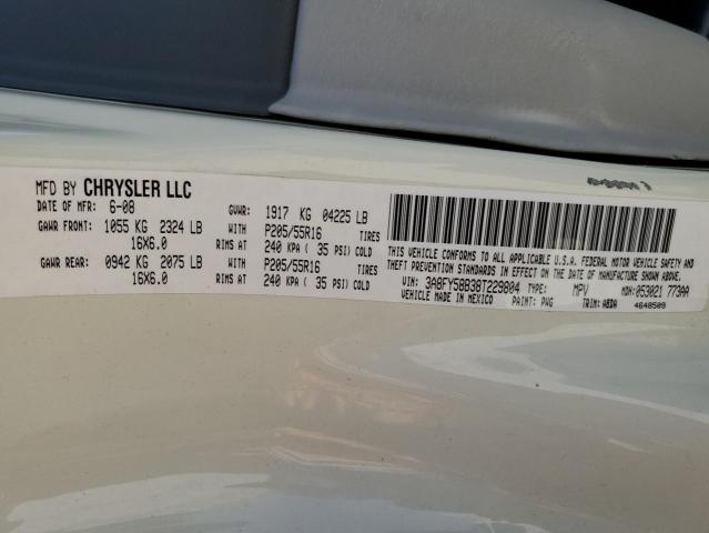 Photo 10 from auction – 2008 CHRYSLER PT CRUISER with VIN 3A8FY58B38T229804