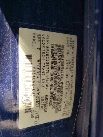 Photo 10 from auction – 2007 NISSAN VERSA S with VIN 3N1BC13E77L456087