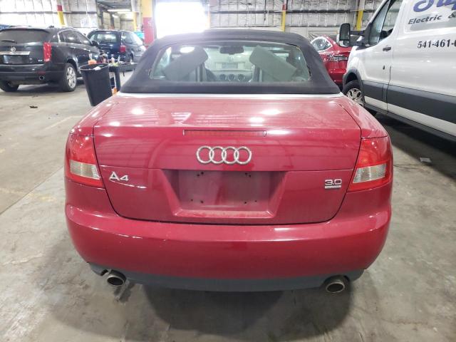 Photo 6 from auction – 2004 AUDI A4 QUATTRO with VIN WAUDT48H64K026166