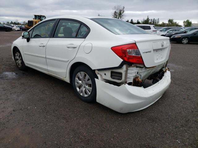 Photo 3 from auction – 2012 HONDA CIVIC LX with VIN 2HGFB2F48CH105493