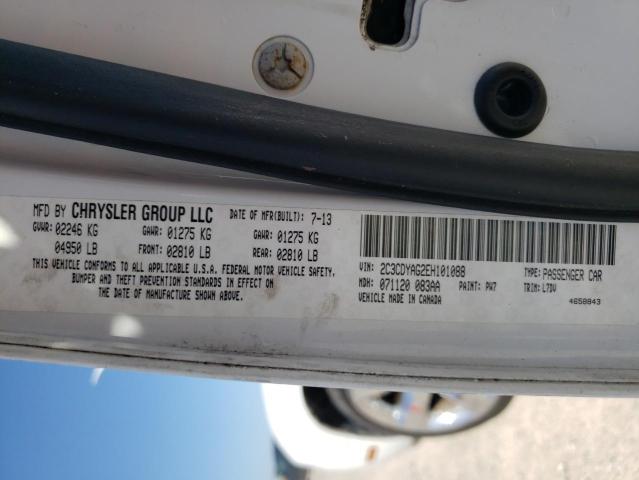 Photo 10 from auction – 2014 DODGE CHALLENGER with VIN 2C3CDYAG2EH101088