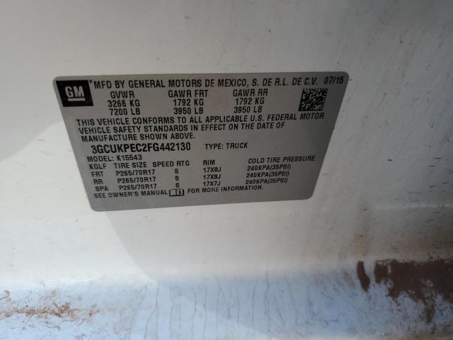 Photo 10 from auction – 2015 CHEVROLET SILVERADO with VIN 3GCUKPEC2FG442130