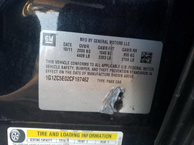 Photo 10 from auction – 2012 CHEVROLET MALIBU 1LT with VIN 1G1ZC5E02CF197462
