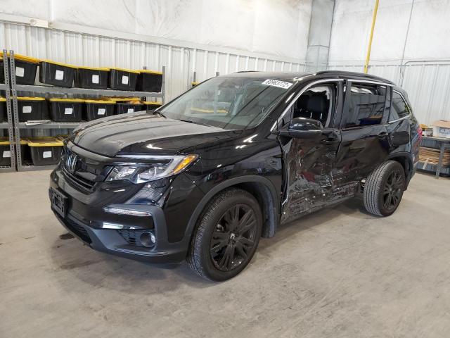 Photo 2 from auction – 2021 HONDA PILOT SE with VIN 5FNYF6H26MB077764
