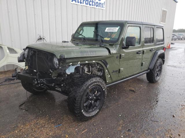 Photo 2 from auction – 2021 JEEP WRANGLER U with VIN 1C4HJXDN1MW589058