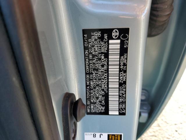 Photo 10 from auction – 2014 TOYOTA PRIUS with VIN JTDKN3DU0E1785453