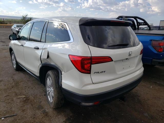 Photo 3 from auction – 2017 HONDA PILOT LX with VIN 5FNYF5H11HB013073