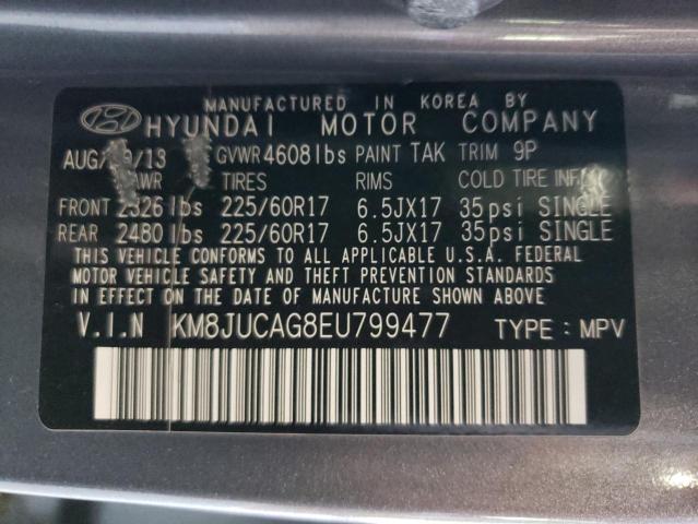 Photo 10 from auction – 2014 HYUNDAI TUCSON GLS with VIN KM8JUCAG8EU799477