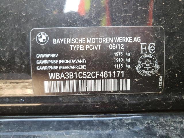 Photo 10 from auction – 2012 BMW 320 I with VIN WBA3B1C52CF461171