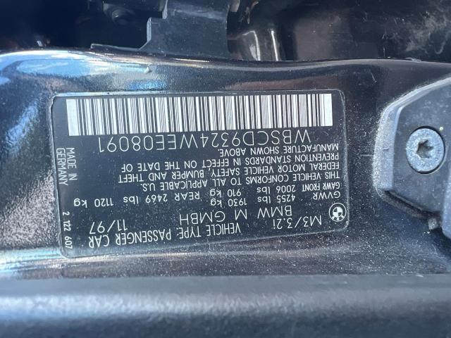 Photo 10 from auction – 1998 BMW M3 with VIN WBSCD9324WEE08091