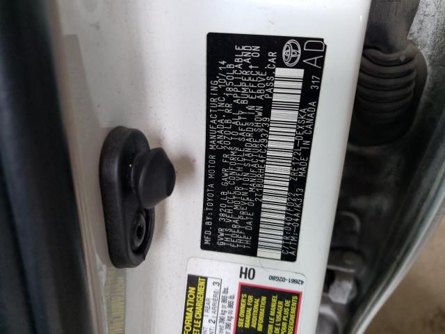 Photo 10 from auction – 2015 TOYOTA COROLLA L with VIN 2T1BURHE4FC293739