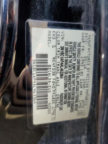 Photo 10 from auction – 2010 NISSAN VERSA S with VIN 3N1BC1AP4AL463364