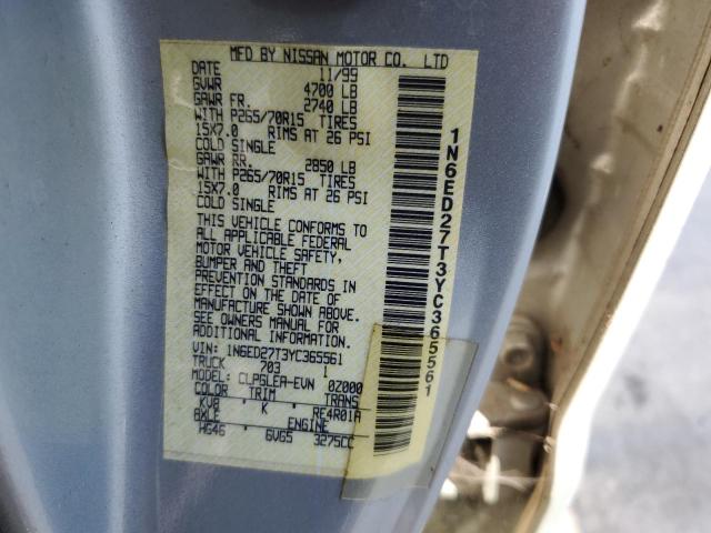 Photo 10 from auction – 2000 NISSAN FRONTIER C with VIN 1N6ED27T3YC365561
