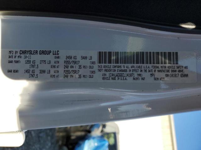 Photo 10 from auction – 2012 JEEP WRANGLER U with VIN 1C4HJWDG6CL141071