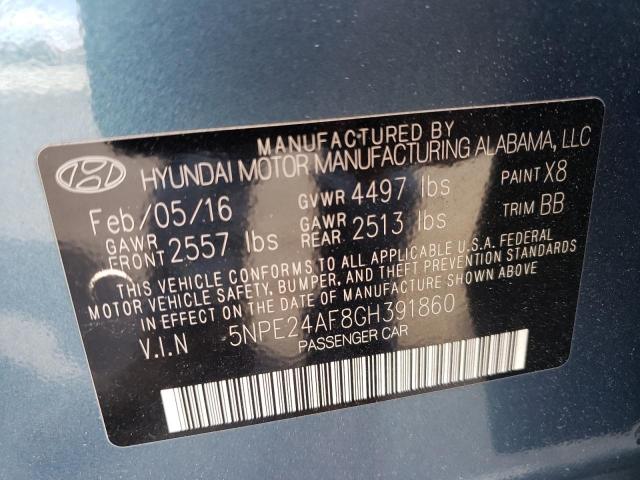 Photo 10 from auction – 2016 HYUNDAI SONATA SE with VIN 5NPE24AF8GH391860