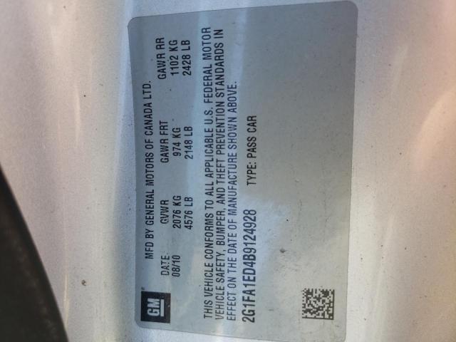 صورة رقم 10 من المزاد - 2011 CHEVROLET CAMARO LS مع VIN 2G1FA1ED4B9124928