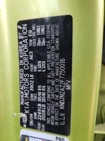 Photo 10 from auction – 2015 KIA SOUL with VIN KNDJN2A22F7750016