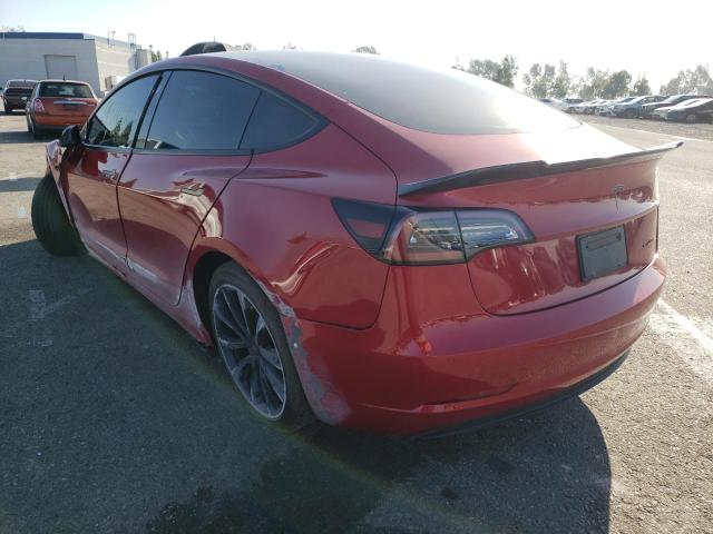 Photo 3 from auction – 2021 TESLA MODEL 3 with VIN 5YJ3E1EBXMF085466