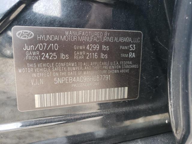 Photo 10 from auction – 2011 HYUNDAI SONATA GLS with VIN 5NPEB4AC9BH087791