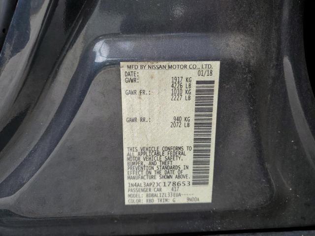 Photo 10 from auction – 2018 NISSAN ALTIMA 2.5 with VIN 1N4AL3AP2JC178653