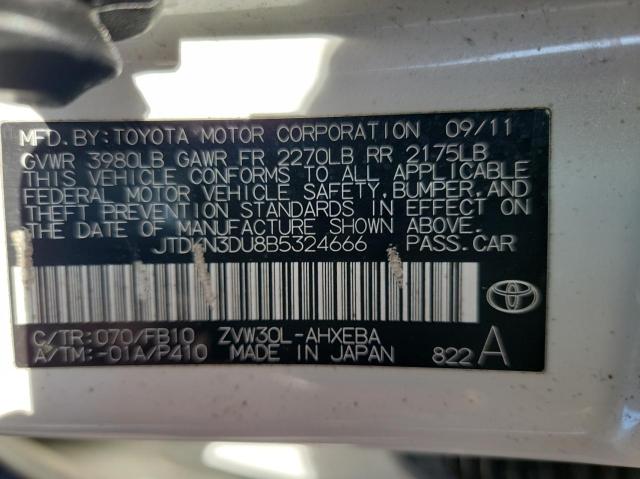 صورة رقم 10 من المزاد - 2011 TOYOTA PRIUS مع VIN JTDKN3DU8B5324666