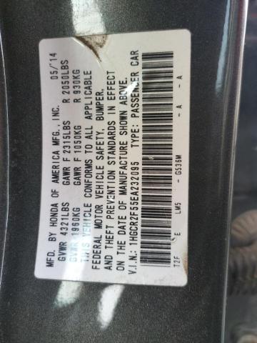 Photo 10 from auction – 2014 HONDA ACCORD SPO with VIN 1HGCR2F55EA232095