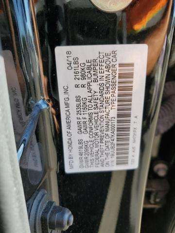 Photo 10 from auction – 2019 ACURA TLX TECHNO with VIN 19UUB2F47KA000173