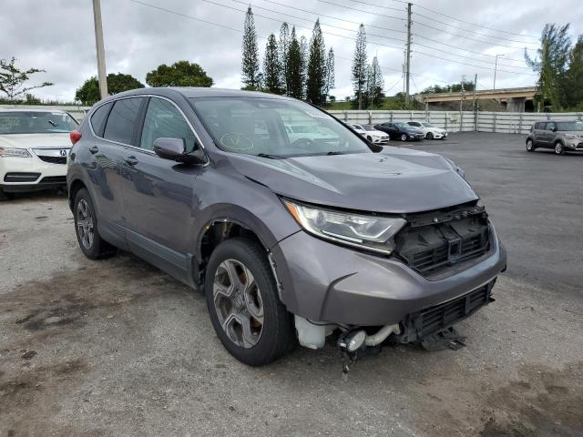 HONDA CR-V EX 2017 with VIN 7FARW1H5XHE002433 - Photo from auction