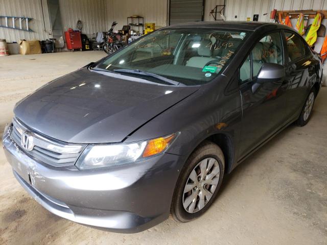 Photo 2 from auction – 2012 HONDA CIVIC with VIN 2HGFB2F58CH332191