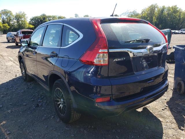 Photo 3 from auction – 2015 HONDA CR-V LX with VIN 2HKRM4H39FH693597