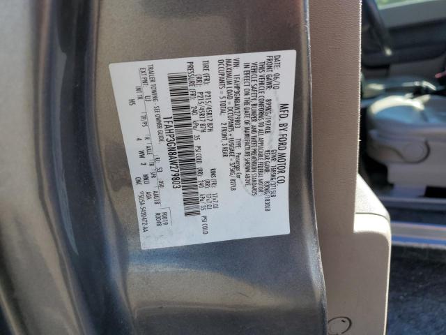 Photo 10 from auction – 2010 FORD FOCUS SES with VIN 1FAHP3GN8AW279803