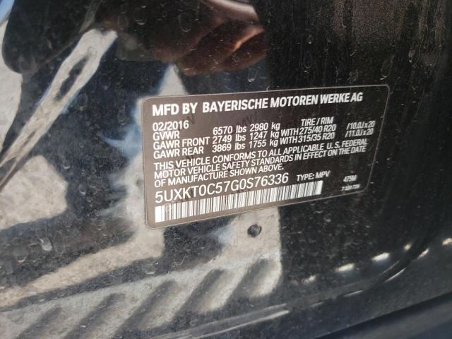Photo 10 from auction – 2016 BMW X5 XDR40E with VIN 5UXKT0C57G0S76336