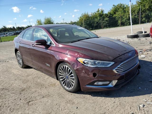 FORD FUSION SE 2017 with VIN 3FA6P0PU9HR209527 - Photo from auction