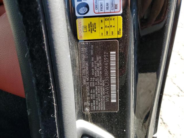 Photo 10 from auction – 2008 BMW 335 I with VIN WBAWL73518PX43932