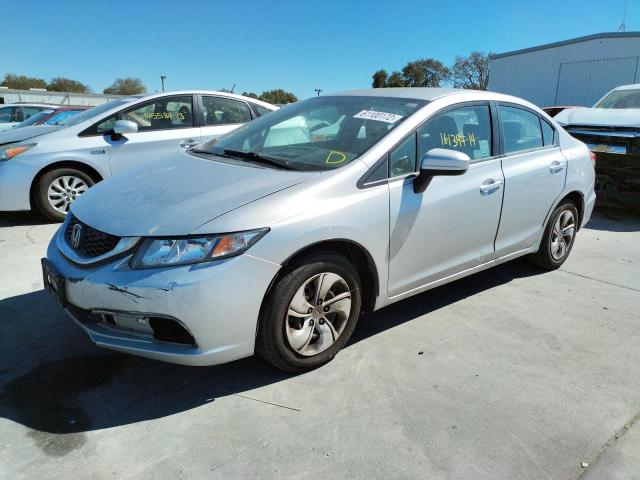Photo 2 from auction – 2014 HONDA CIVIC LX with VIN 19XFB2F56EE214847