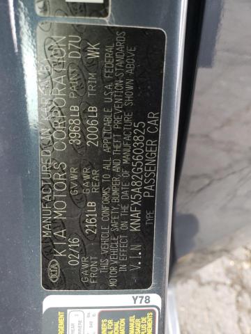 Photo 10 from auction – 2016 KIA FORTE EX with VIN KNAFX5A82G5603825