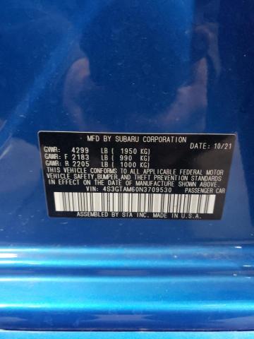 Photo 10 from auction – 2022 SUBARU IMPREZA SP with VIN 4S3GTAM60N3709530