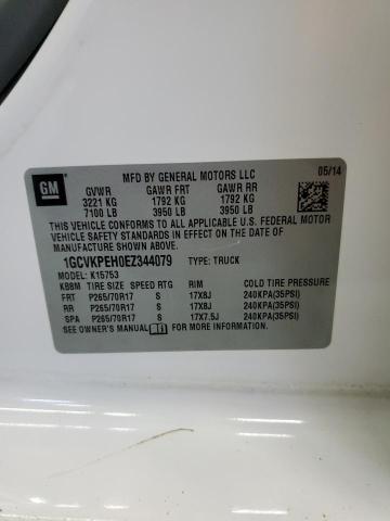 Photo 10 from auction – 2014 CHEVROLET SILVERADO with VIN 1GCVKPEH0EZ344079