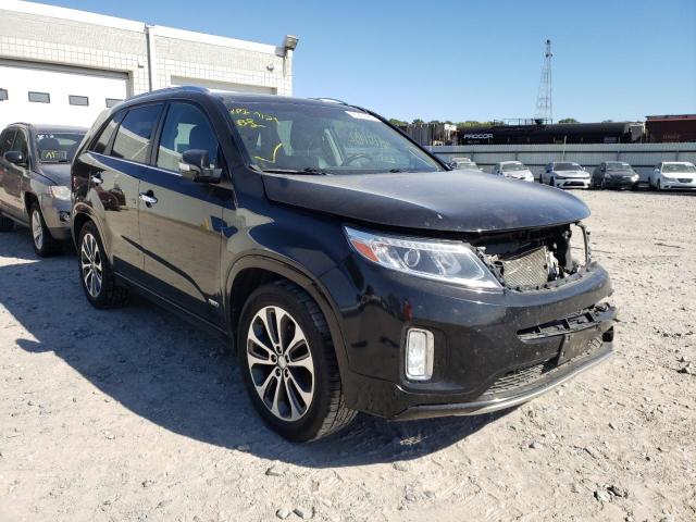 KIA SORENTO SX 2014 with VIN 5XYKWDA75EG464185 - Photo from auction