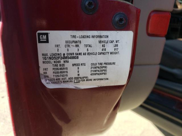 Photo 10 from auction – 2004 CHEVROLET CLASSIC with VIN 1G1ND52F24M548808