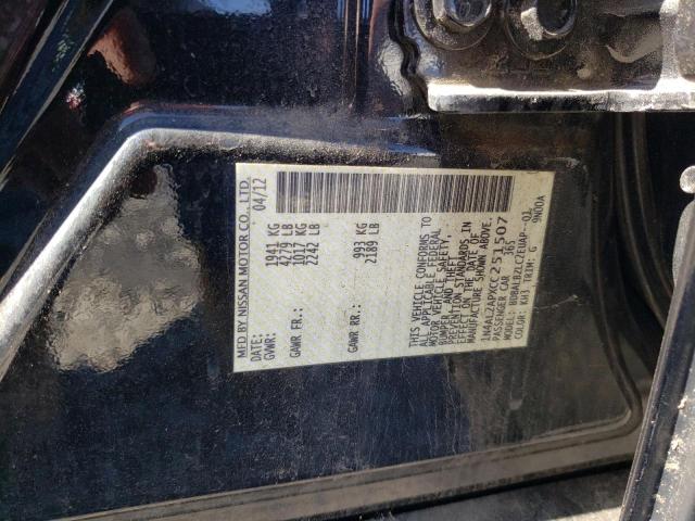 Photo 10 from auction – 2012 NISSAN ALTIMA BAS with VIN 1N4AL2APXCC251507