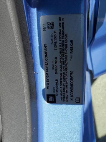 Photo 10 from auction – 2013 CHEVROLET SPARK 1LT with VIN KL8CD6S91DC596782