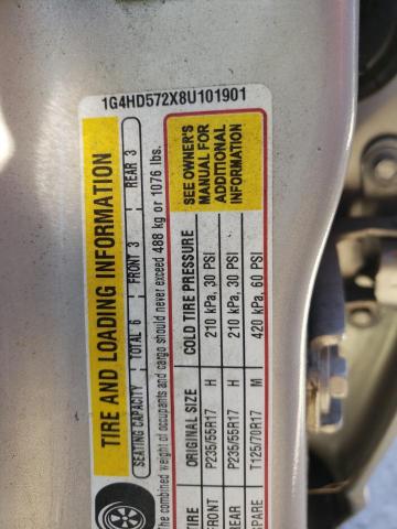 Photo 10 from auction – 2008 BUICK LUCERNE CX with VIN 1G4HD572X8U101901