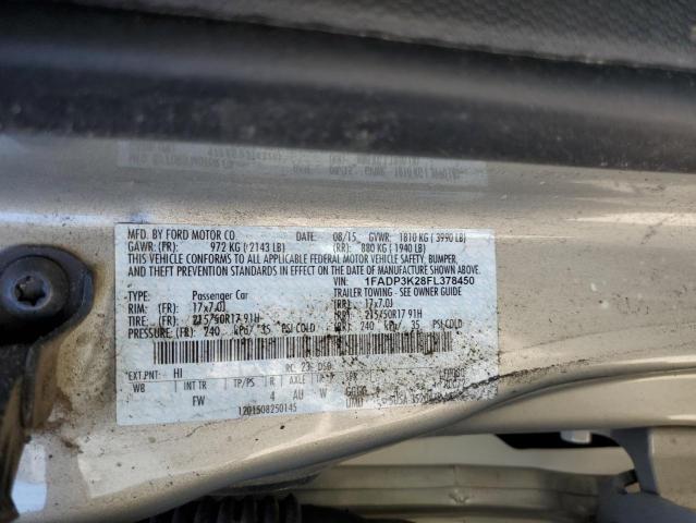 Photo 10 from auction – 2015 FORD FOCUS SE with VIN 1FADP3K28FL378450