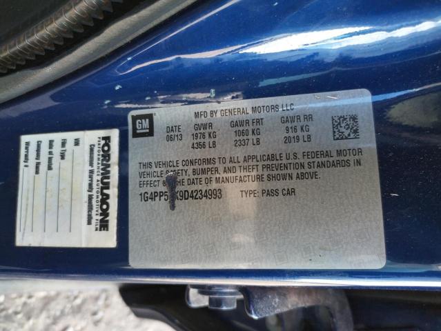 Photo 10 from auction – 2013 BUICK VERANO with VIN 1G4PP5SK9D4234993
