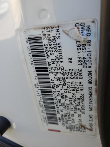 Photo 10 from auction – 2000 LEXUS RX 300 with VIN JT6GF10UXY0045746